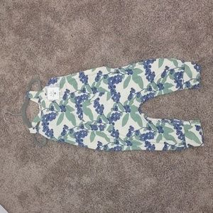 NWT Kate Quinn Blueberry Kanga Pocket Jumpsuit